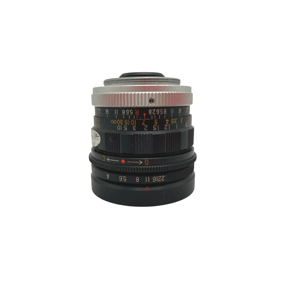 Soligor 28mm f2.8 Wide Angle Lens Japan H69902 with Braun Cap and Case